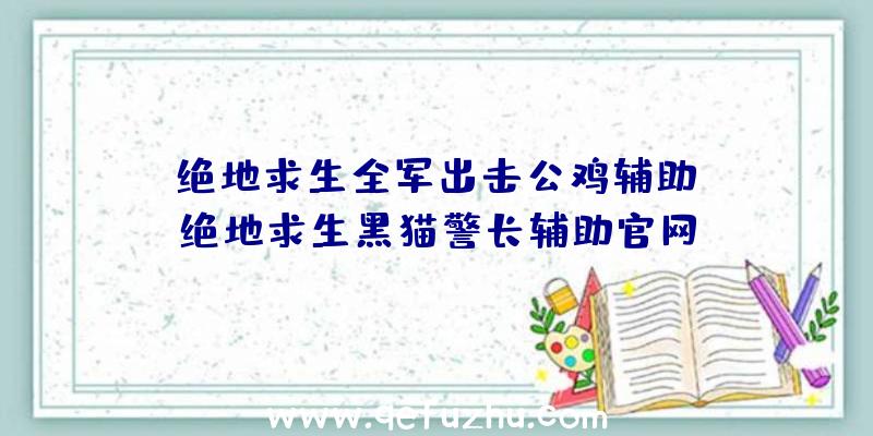 「绝地求生全军出击公鸡辅助」|绝地求生黑猫警长辅助官网